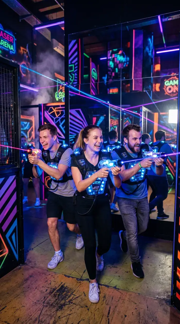 Lasertag Arena Gruppe