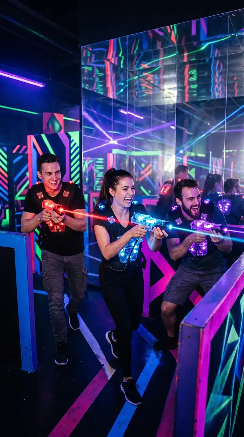 Lasertag Spieler
